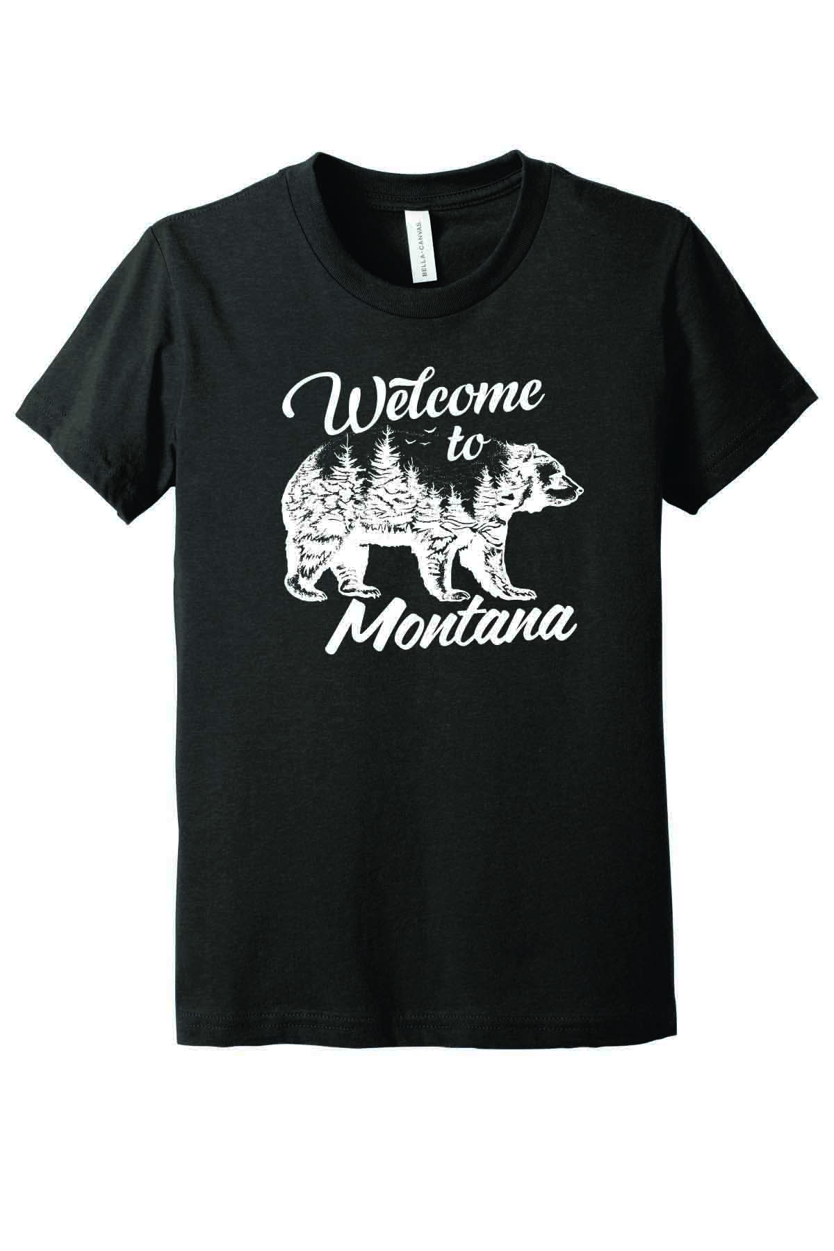 Featured image for “Tourist Tee YOUTH Welcome to MT Bear (Multiple Colors)”